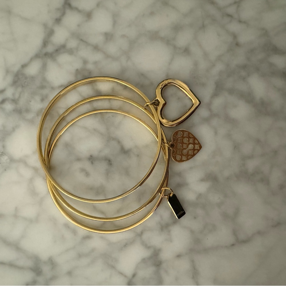 Coach 3 Stackable Bracelets